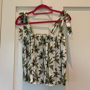 Show Me Your Mumu Palm Tree Tank
